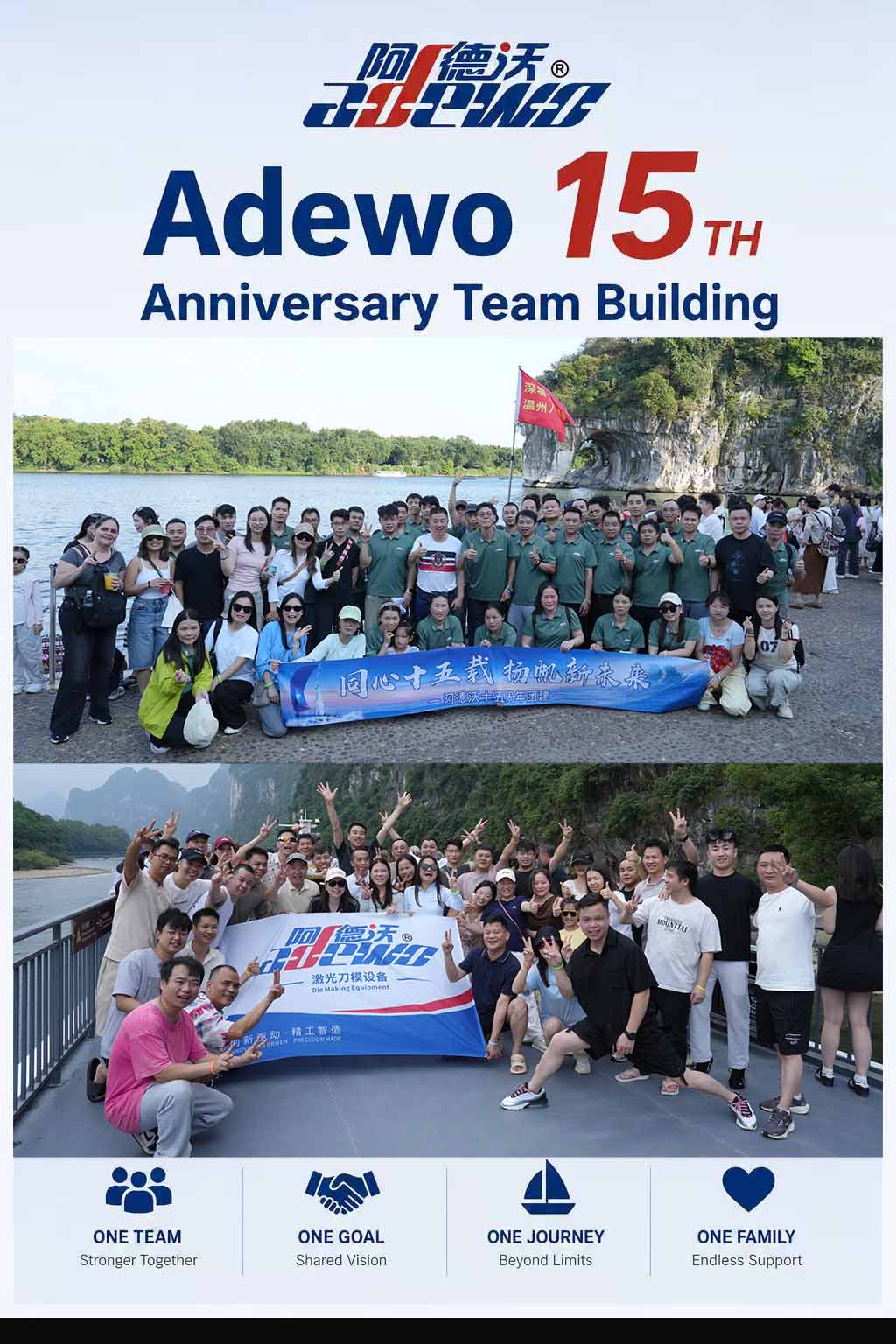 Adewo এর 15 তম বার্ষিকী টিম বিল্ডিং ট্রিপ Guilin